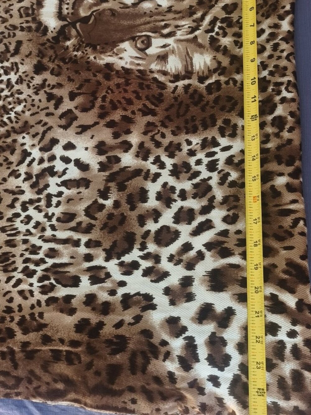 Leopard Print Wrap Shawl Scarf Fringe Large Soft Cozy